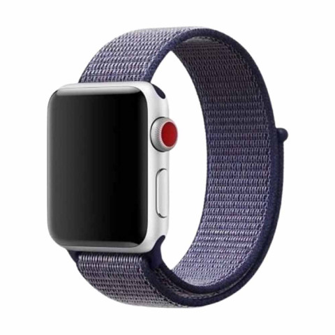 Ремешок Nylon loop на Apple Watch 38/40/41mm Midnight blue Ремешок Nylon loop на Apple Watch 38/40/41mm Midnight blue